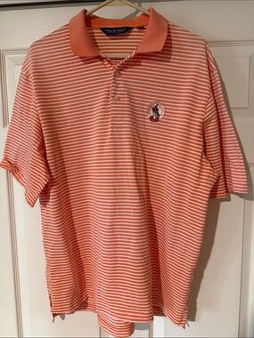 Coral Polo Golf Pinehurst No. 2 Polo with Embroidered Chest Logo - Men's